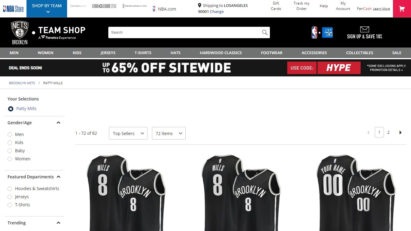Patty Mills Brooklyn Nets Jerseys, Patty Mills Shirts, Nets Apparel ...